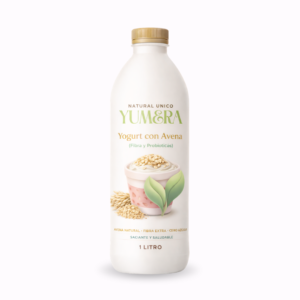 Yogurt Yumera con Avena (Fibra y Probióticos) - 1 Litro